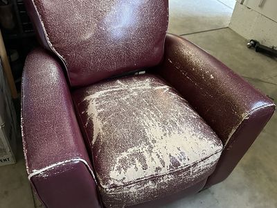 FREE - Down East Faux Leather Recliner
