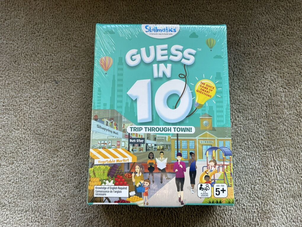 NEW Guess in 10: Trip Through Town Game