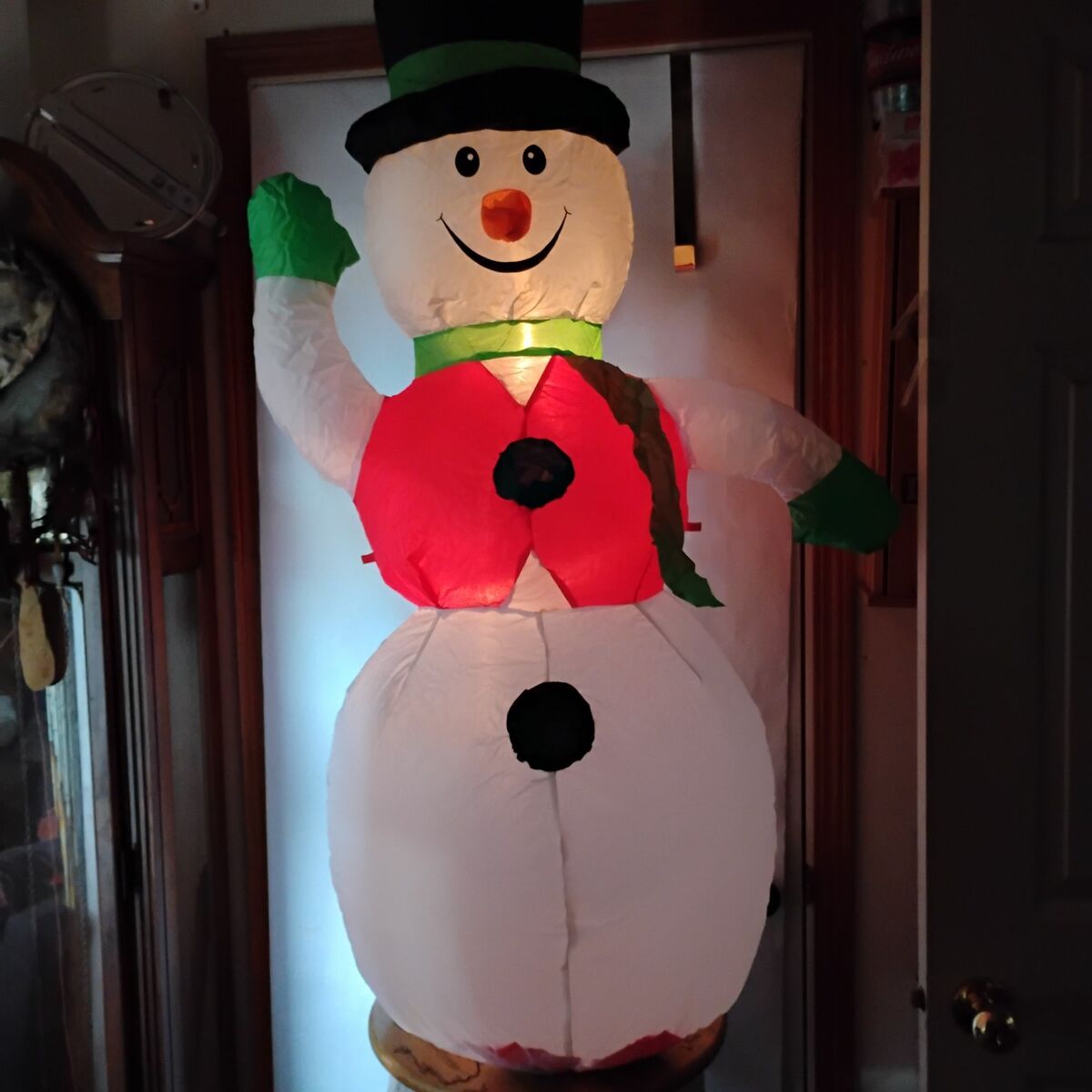 NIB Inflatable 4ft Snowman, Lighted