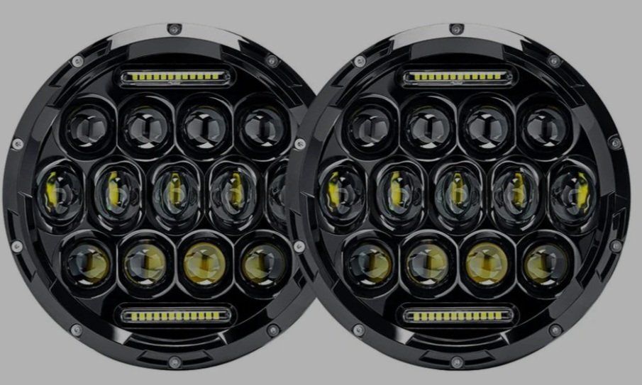 Round led lights (pair)