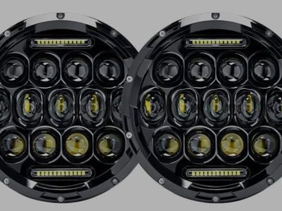 Round led lights (pair)