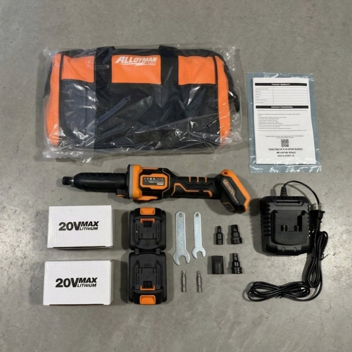 ​Alloyman 20V Brushless Cordless Rivet Gun Kit - I