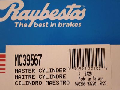 Master cylinder (NEW)