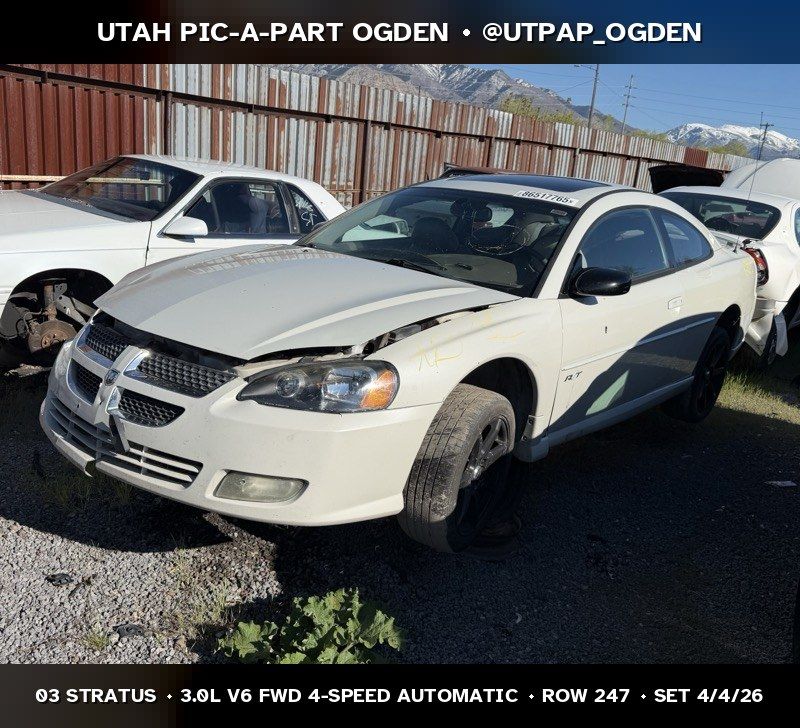 2003 Dodge Stratus Parts - UTPAP Ogden
