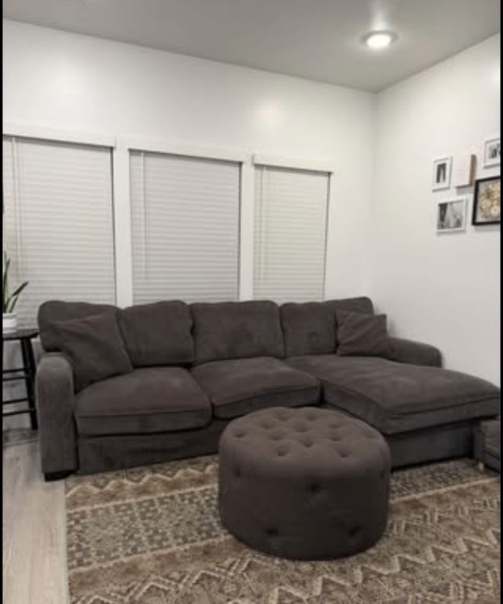 Dark Gray Sectional Couch
