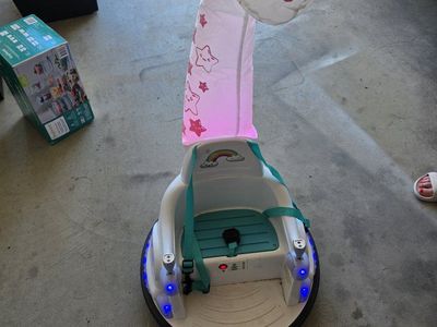 Bumpeez Unicorn bumper car.