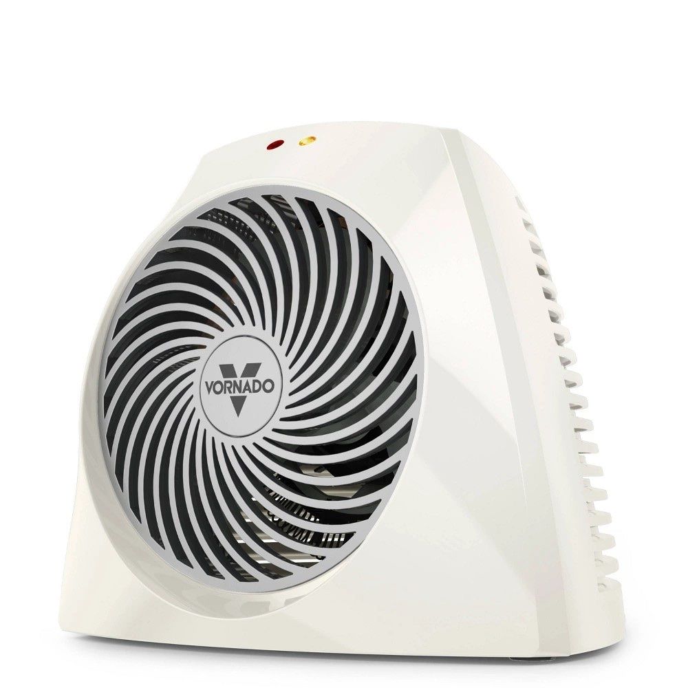 Vornado Personal Heater Fan - White, Compact & Portable Space Heater