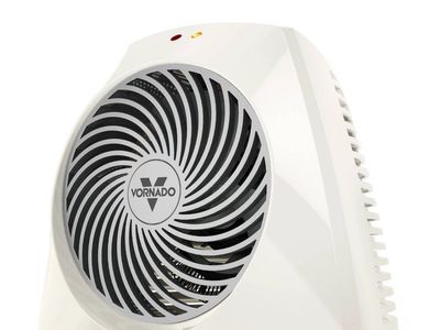 Vornado Personal Heater Fan - White, Compact & Portable Space Heater