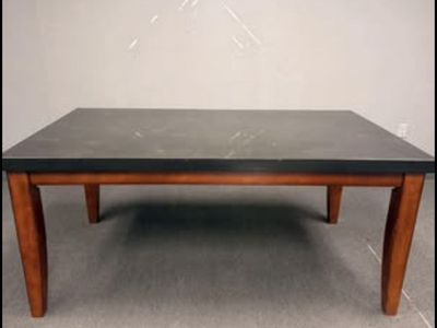 Free stone top dinning table