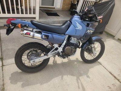 Honda nx650 adventure bike