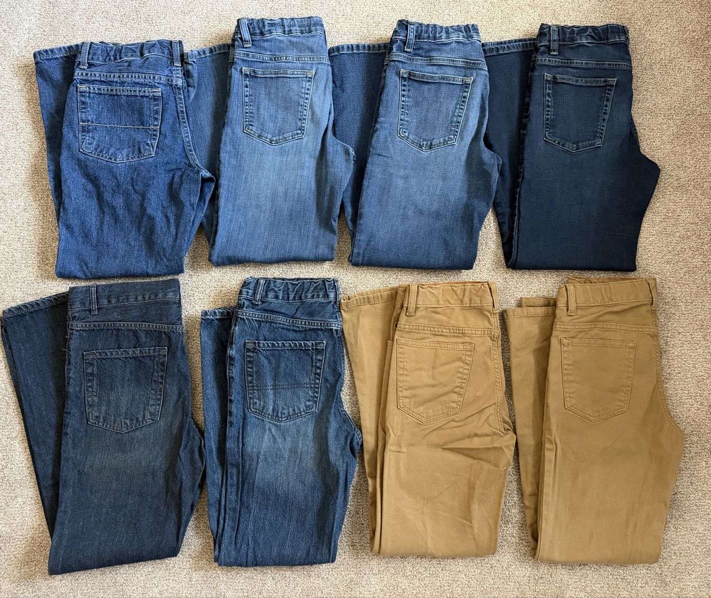 Boys size 14 jeans and shorts lot