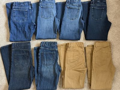 Boys size 14 jeans and shorts lot