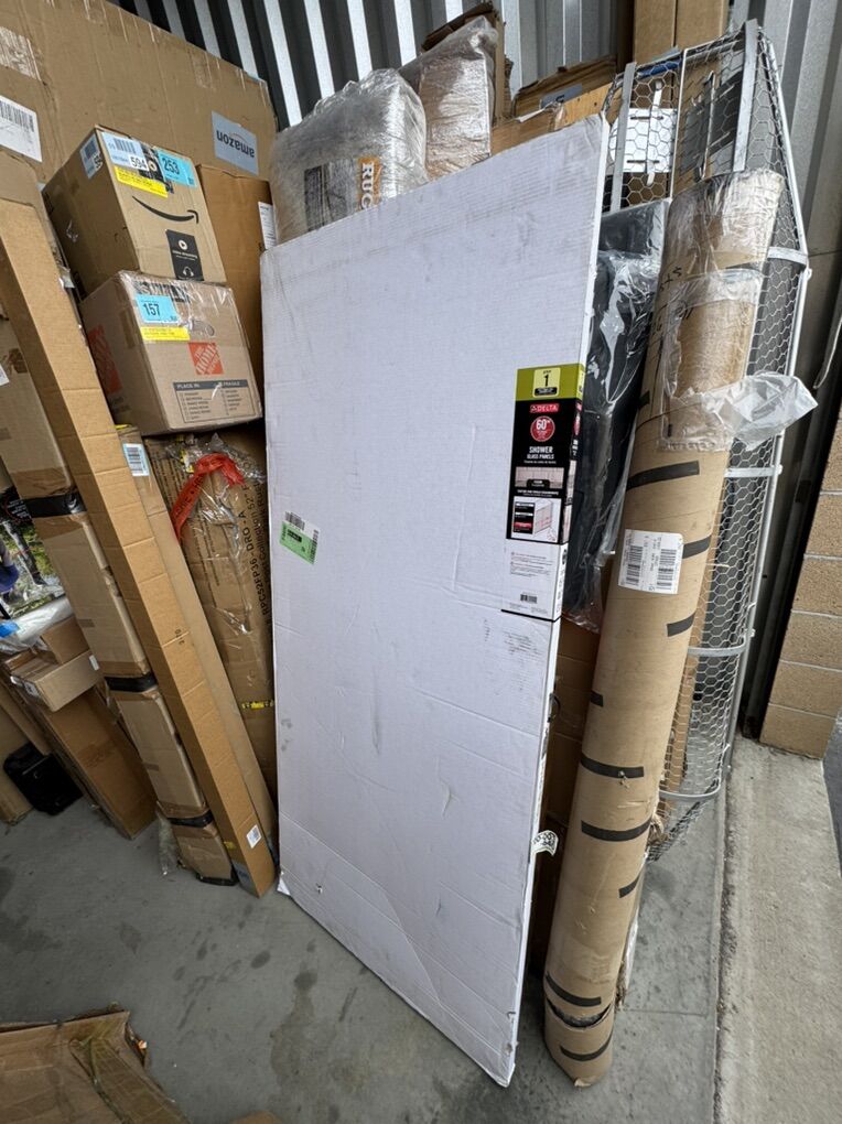 Delta Frameless Shower Door Glass Panels - 60in