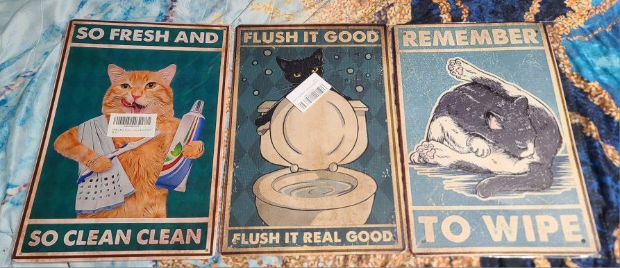 Funny Cat Wall Signs