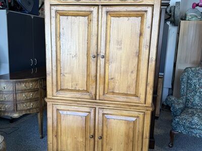 Solid Wood Armoire Wardrobe