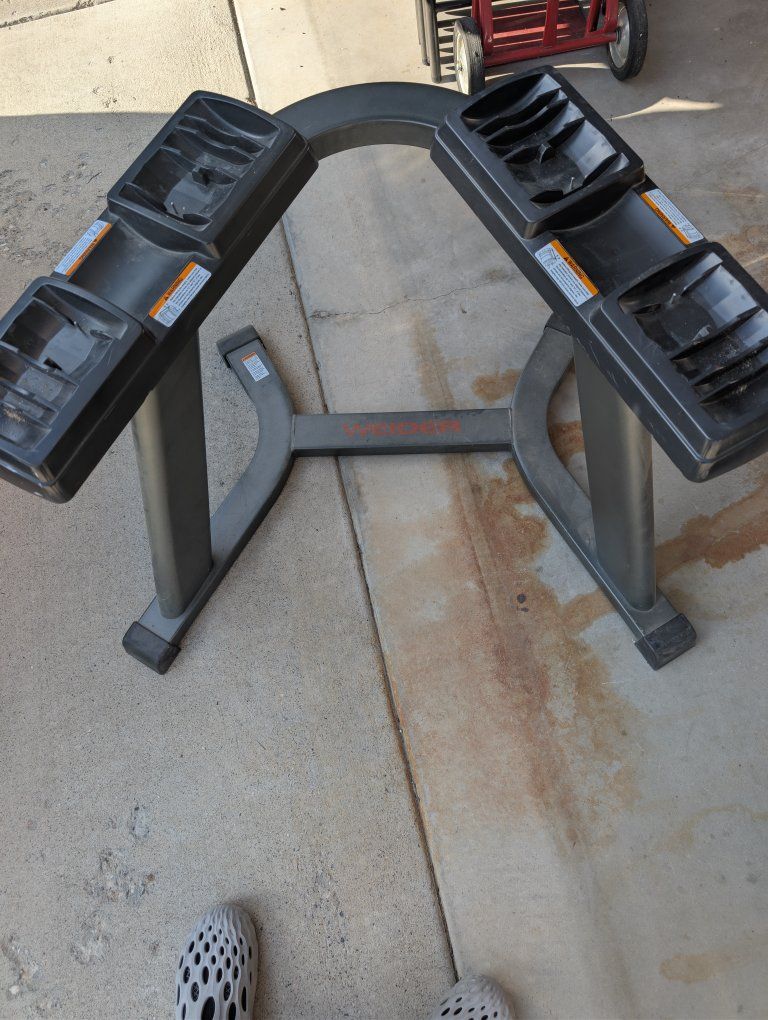 Weider Adjustable Dumbbells with Stand