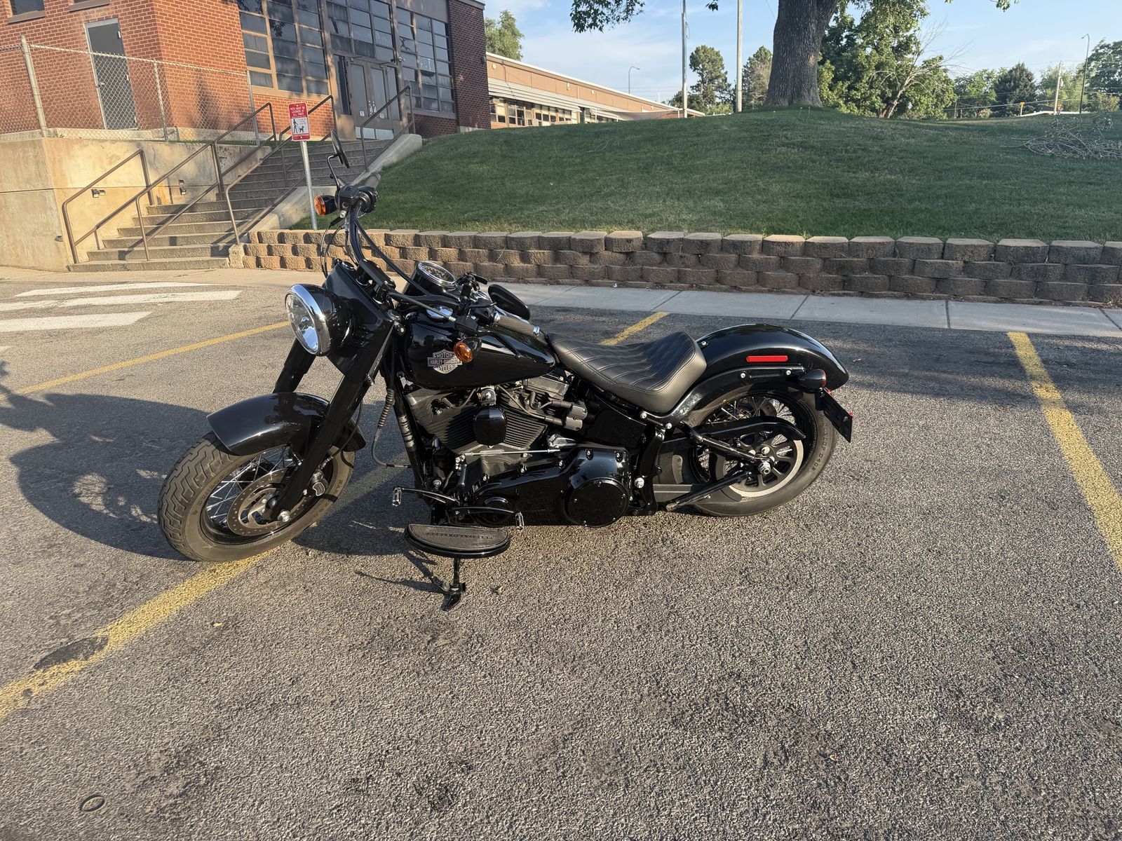 Harley-Davidson Softail Slim - Black, Low Mileage Cruiser