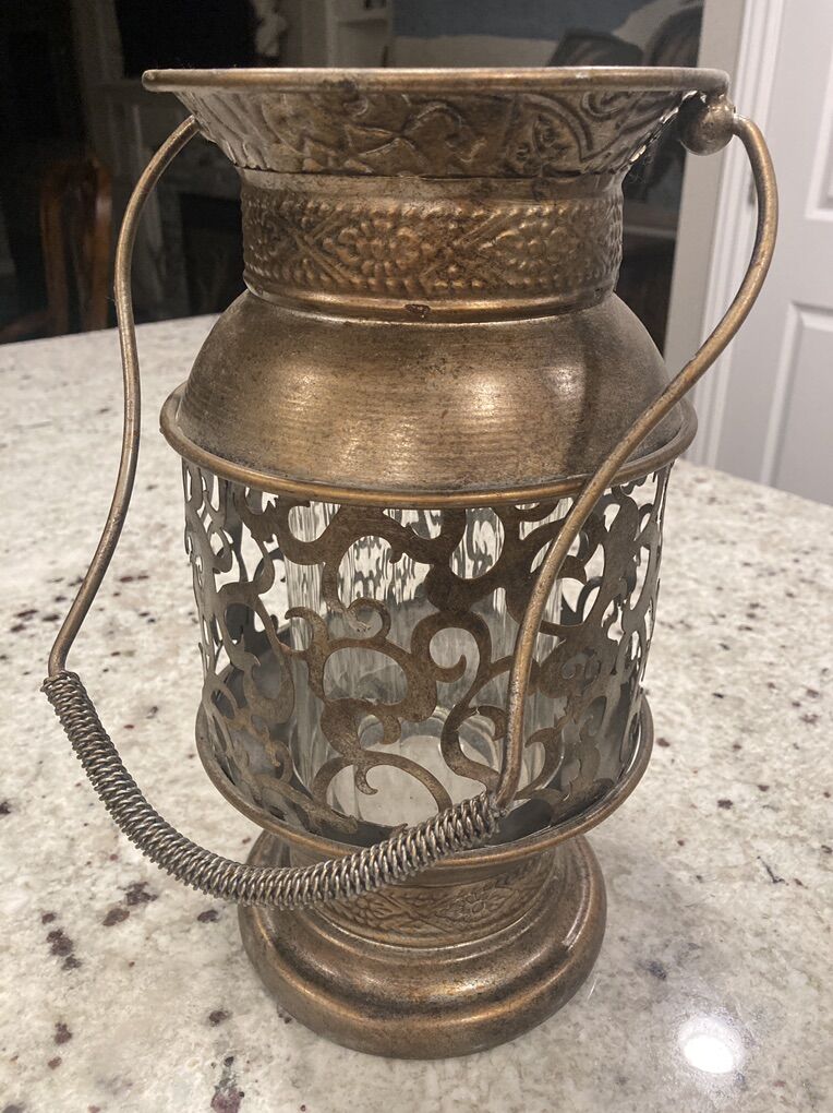 Antique Looking Brass Decorative Lantern