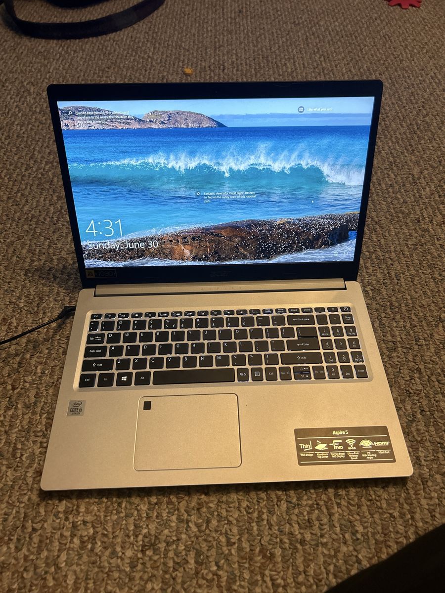 Acer Aspire 5 Laptop Intel Core i5 Thin Design Full HD Display Wi-Fi 6 HDMI