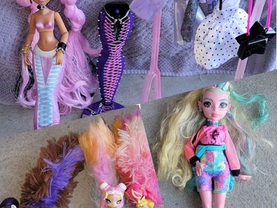 Monster High Lagoona Blue Doll - Whiffies S'mores 3-Pack Collectible Scented Figures –Mermaze Mermaidz Morra Deluxe Fashion Doll