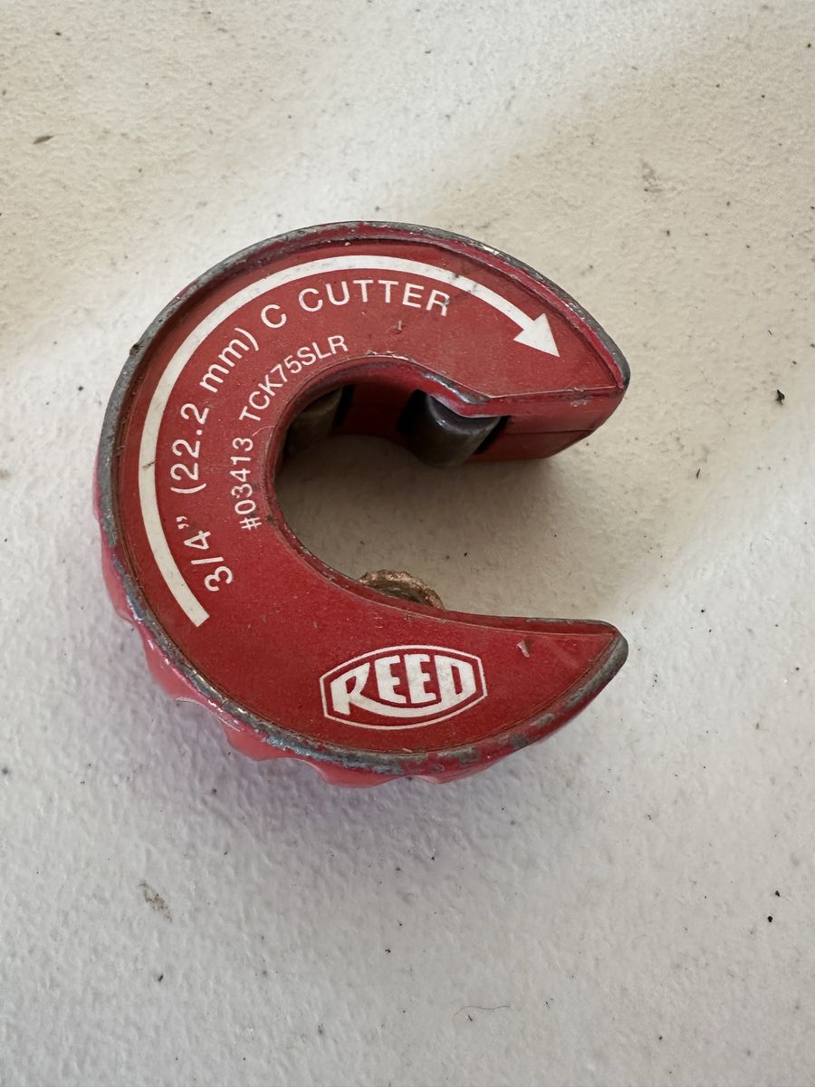 eed Mfg TCK75SLR 3/4" C-Cutter, Copper Tubing Cutter