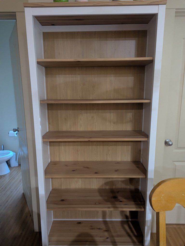 Tall IKEA bookshelf