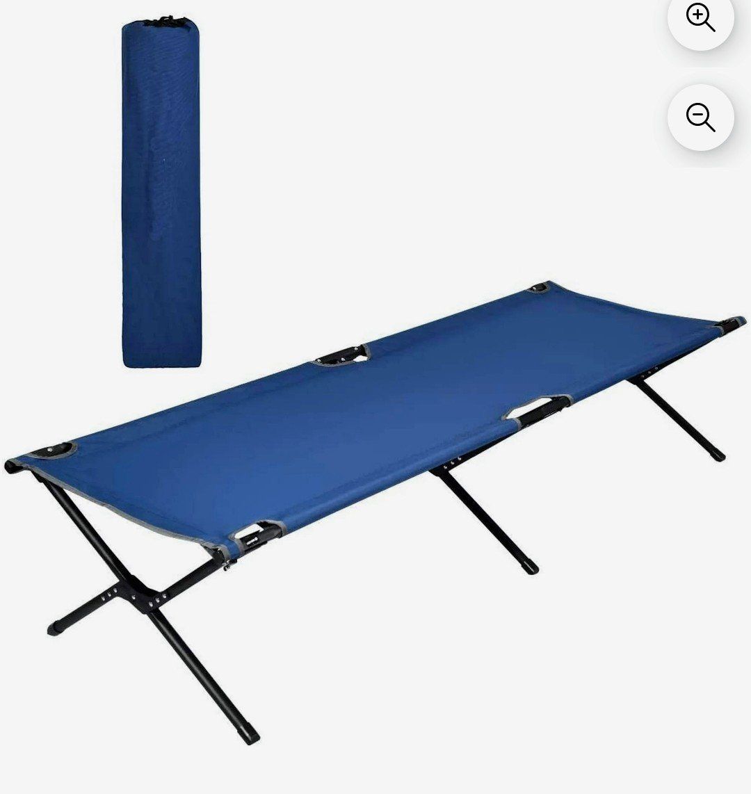 Ozark Trail American Red Cross Extra Large Fold-Out Military Style Cot - Easy Set-Up