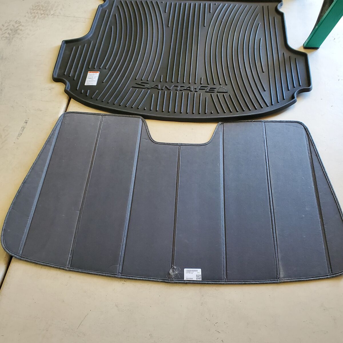 cargo mat and windshield cover