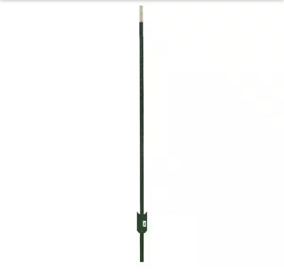 New 8’ green steel t-posts t post