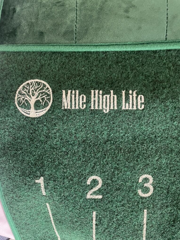 Mile High Life Golf Swing Path TracIng Mat