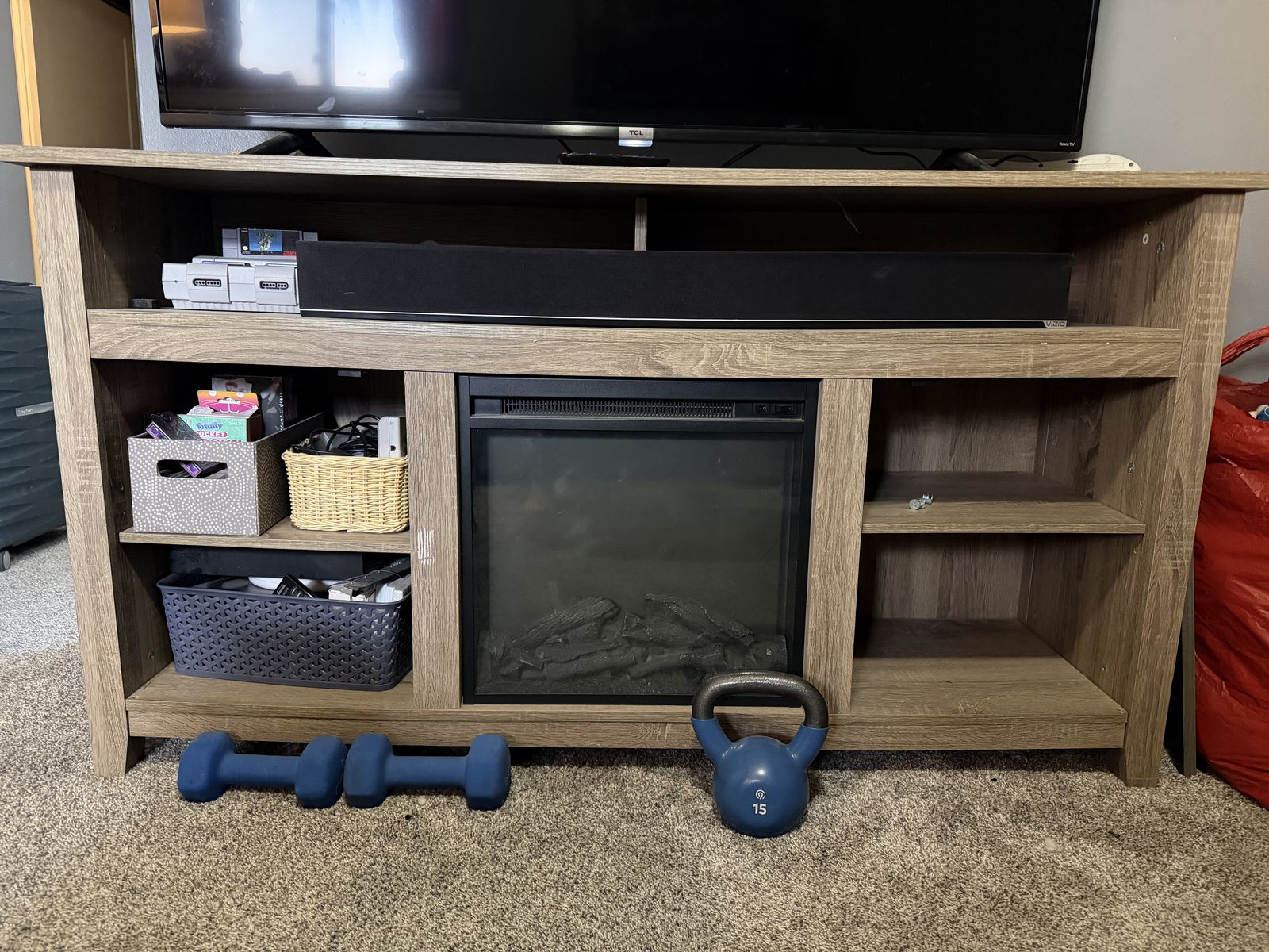 Tv Stand With Fireplace