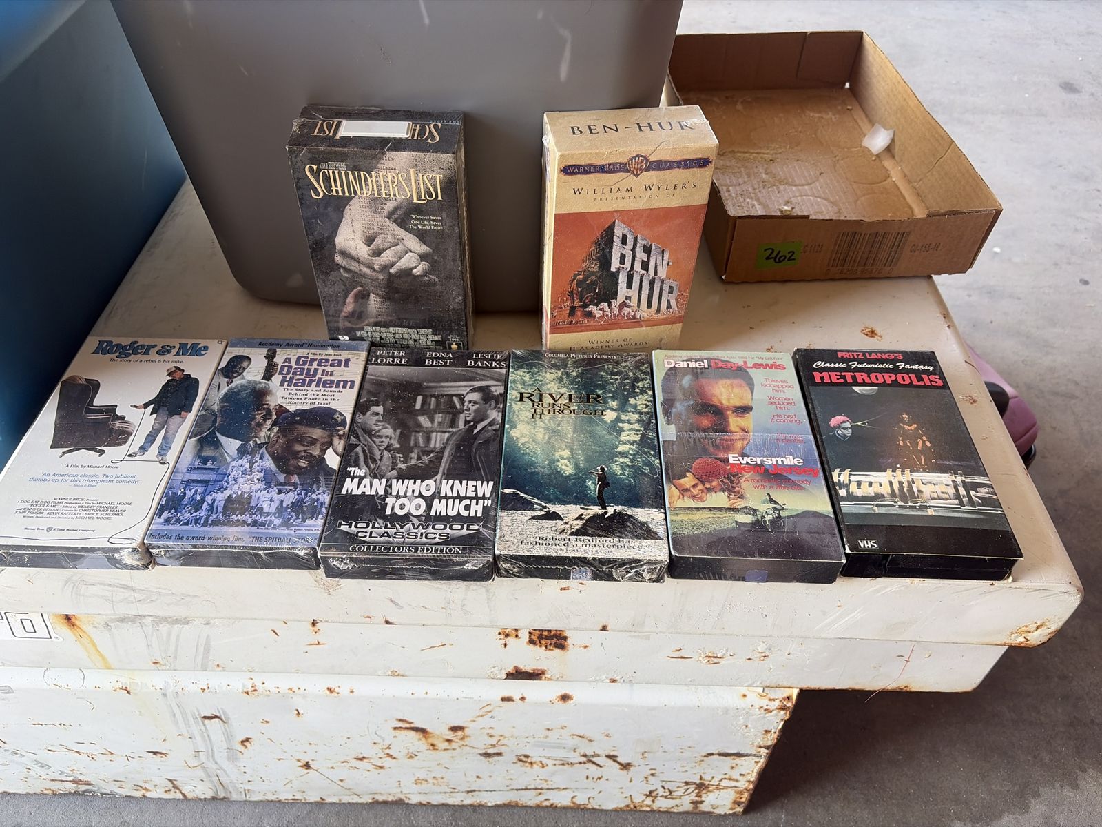 Set of VHS movies