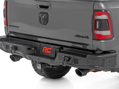 Rough Country 51215 Black Tubular Rear Bumper for Ram 1500 2019-2025 - New in Box