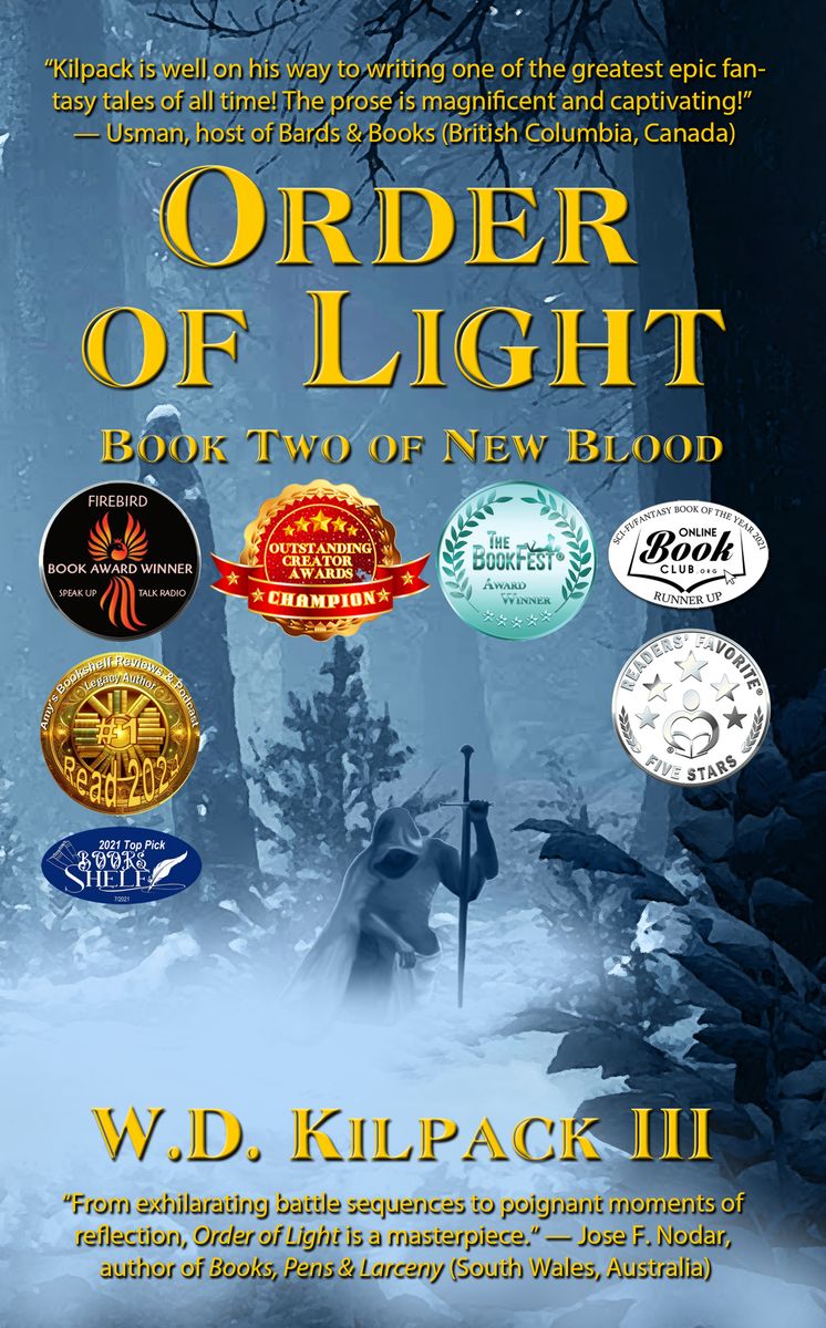 Award-Winning Order of Light: Book Two of New Blood NEW & SIGNED BY AUTHOR