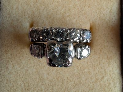 1930s vintage wedding set