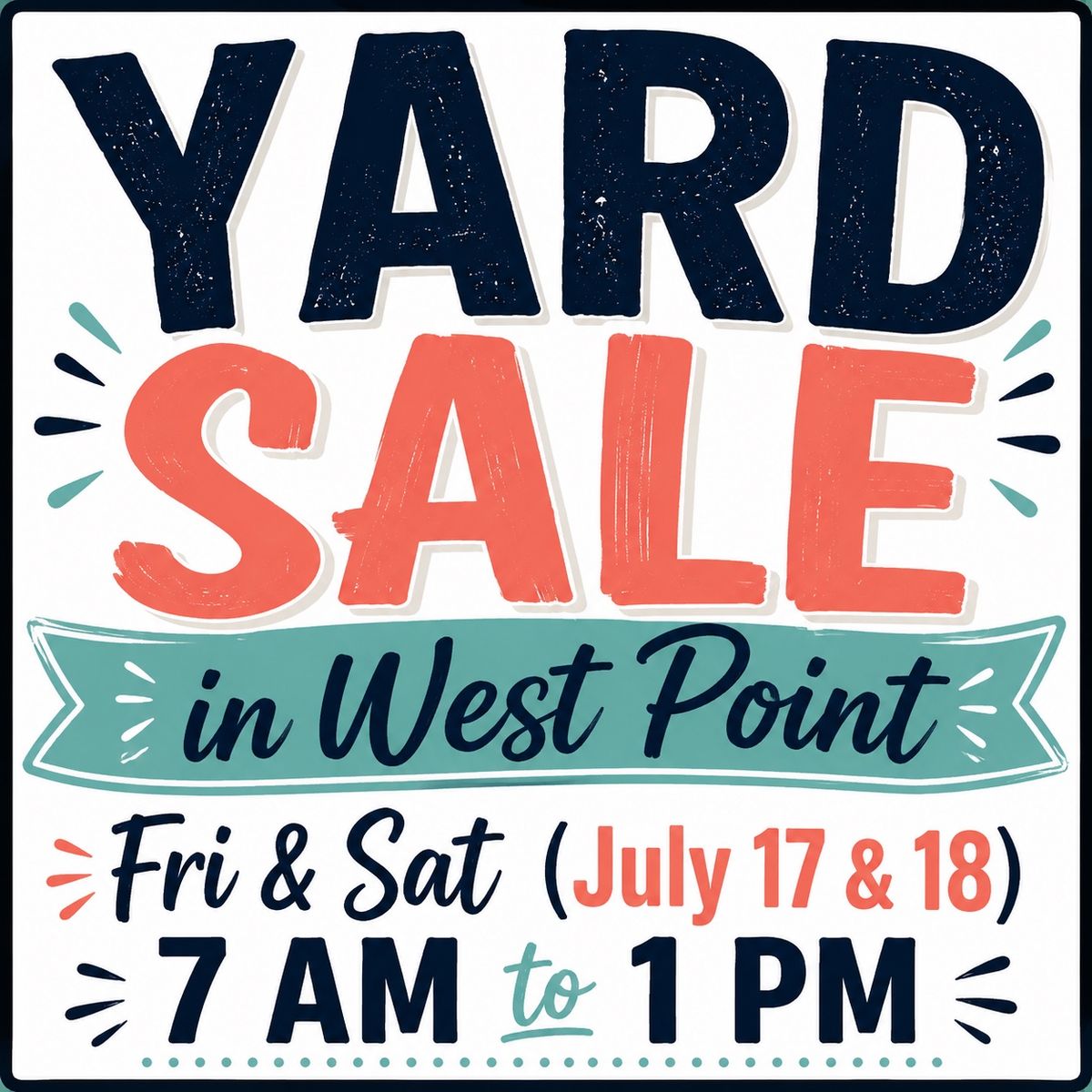 Yard Sale