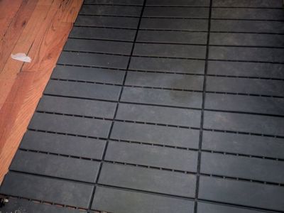Black Interlocking Patio Deck Tiles - Easy Snap-Together Outdoor Flooring