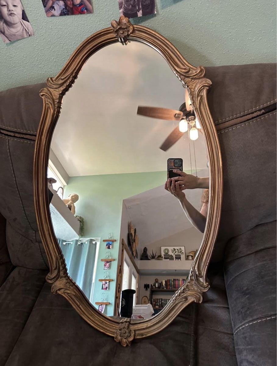 Ornate wall mirror