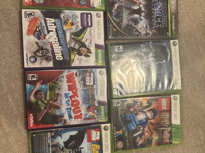 Xbox 360 Games Lot - NBA 2K14, Star Wars, LEGO Harry Potter, Batman, Kinect Sports, Wipeout