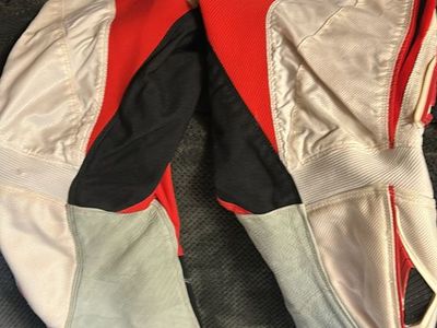 Fox Racing Motocross Riding Gear Set - Jersey & Riding Pants - White Red Black