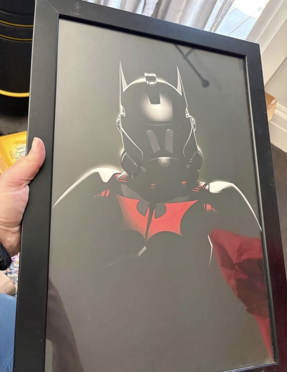 Framed Batman Beyond x Star Wars Clone Trooper Mashup Art Print