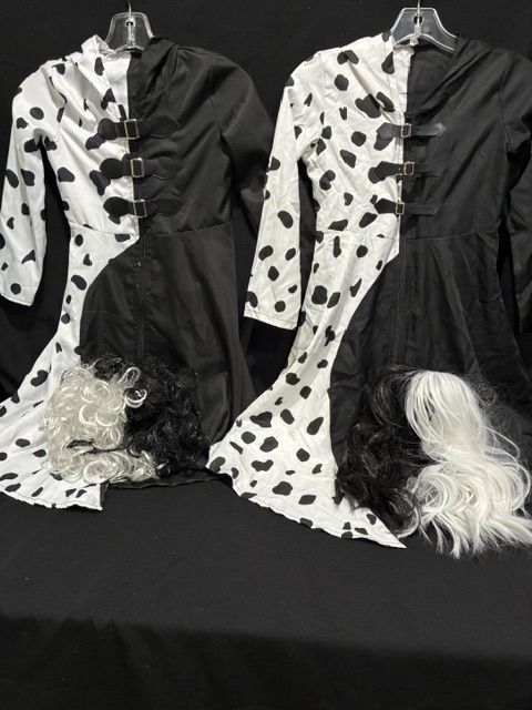 CRUELLA Set w/Wigs   Size Child 7/8 and Child 9/10    $25 Each