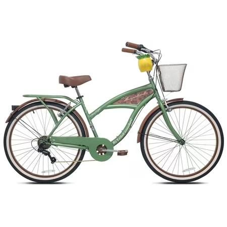 Margaritaville 26" 7-Speed Cruiser, Green