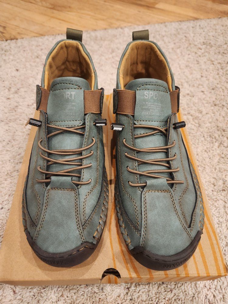 New GLOBAL SHOES Outdoor Sport Shoes Blue Green Size 39