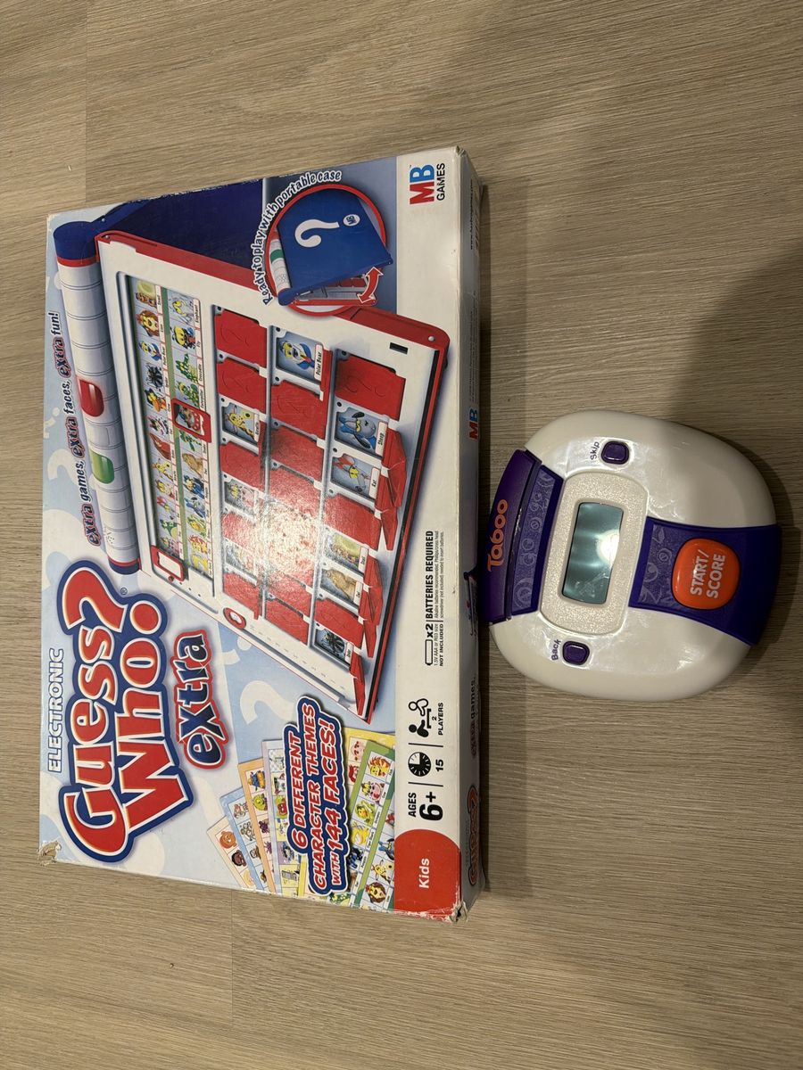 Electronic Guess Who Extra Game and Taboo Timer Unit Lot