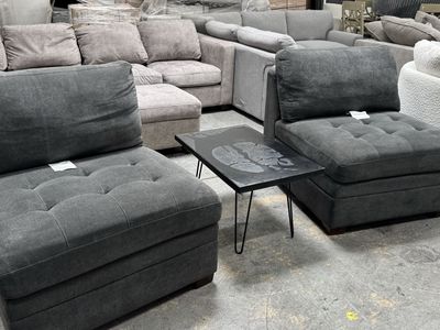 Chairs coffee table waiting room 3 pc