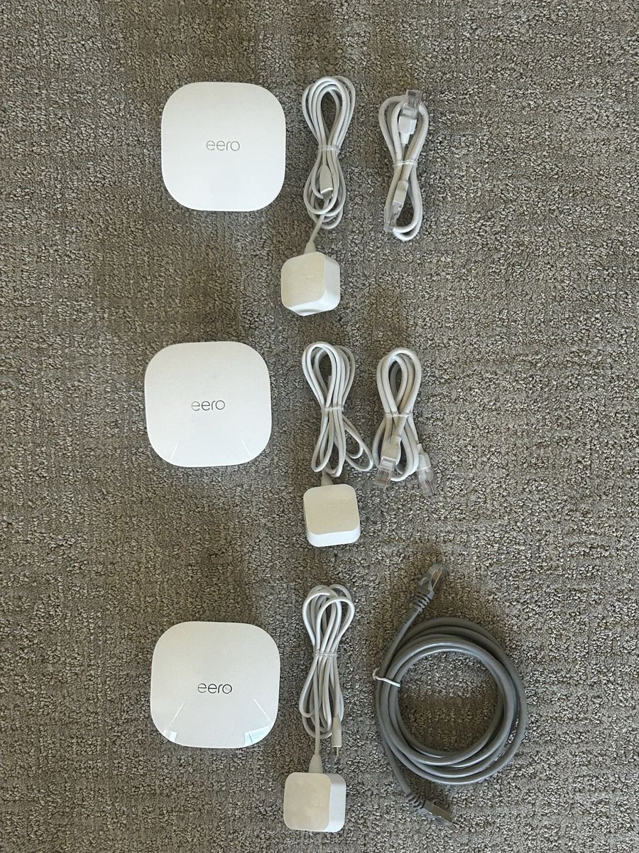 eero Mesh WiFi System (3-Pack) – Whole Home Coverage