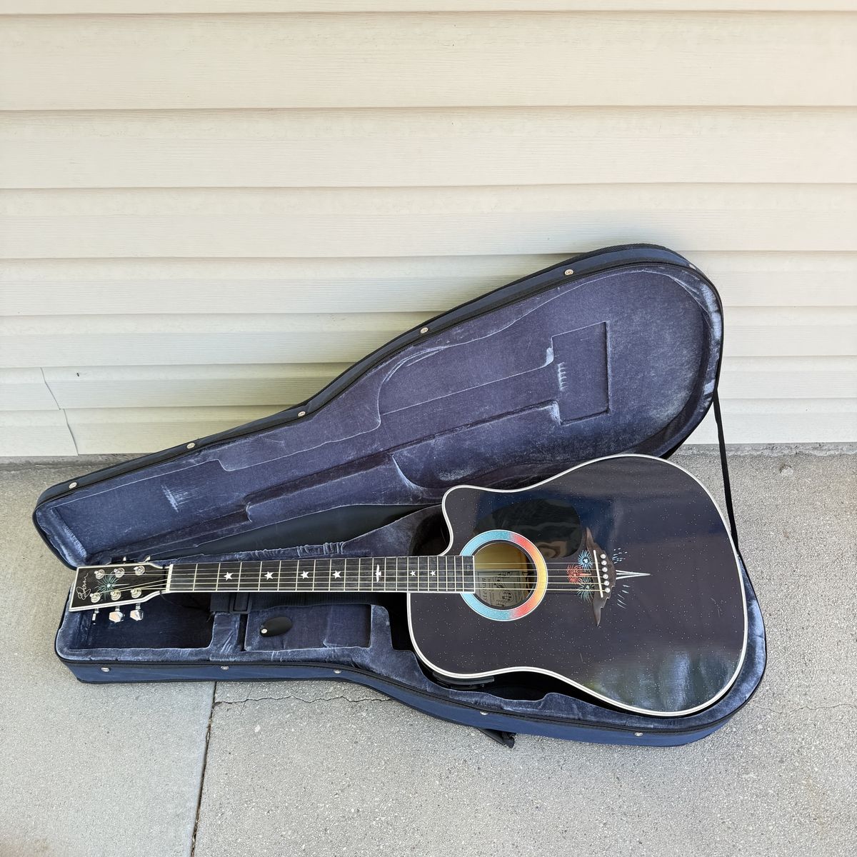 Esteban Acoustic Guitar Celebration Fireworks Limited Edition
