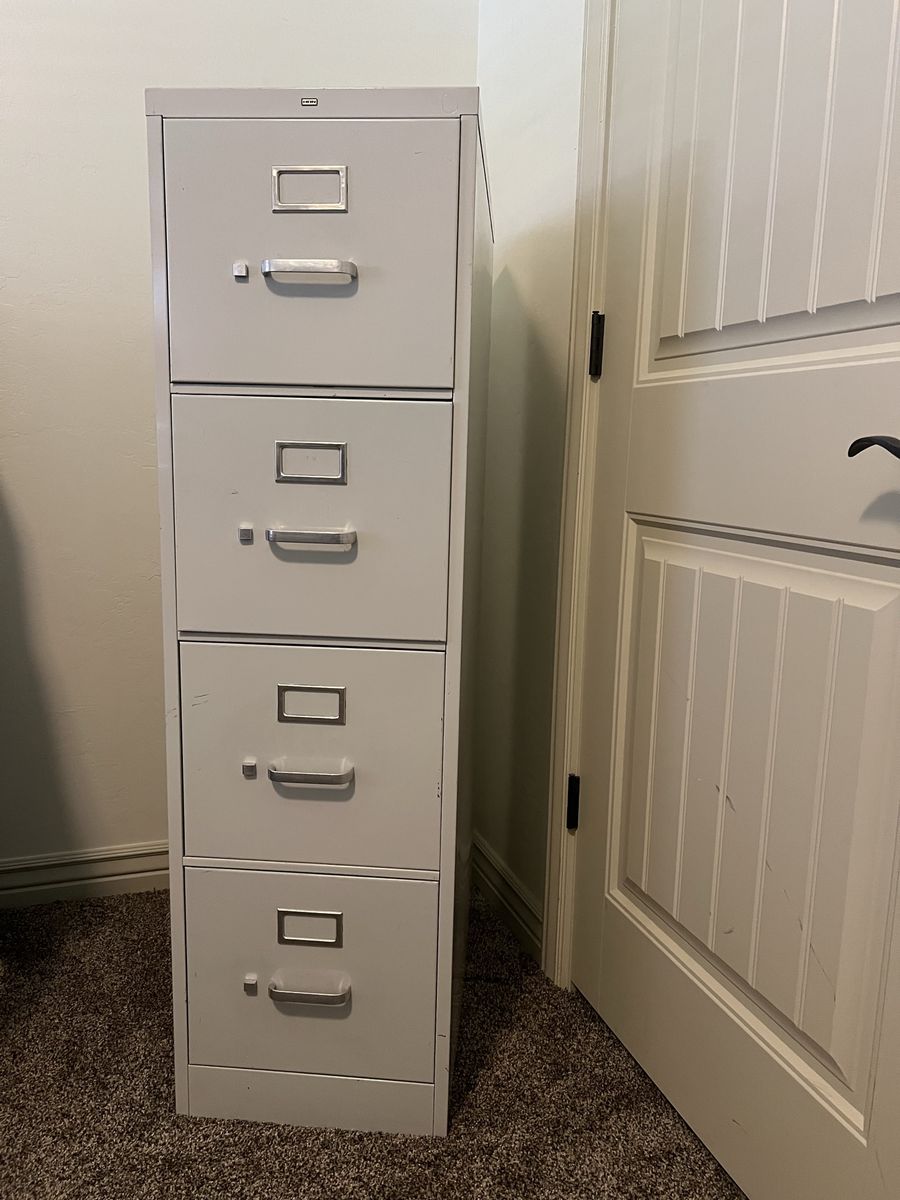 Metal 4-Drawer Vertical Filing Cabinets