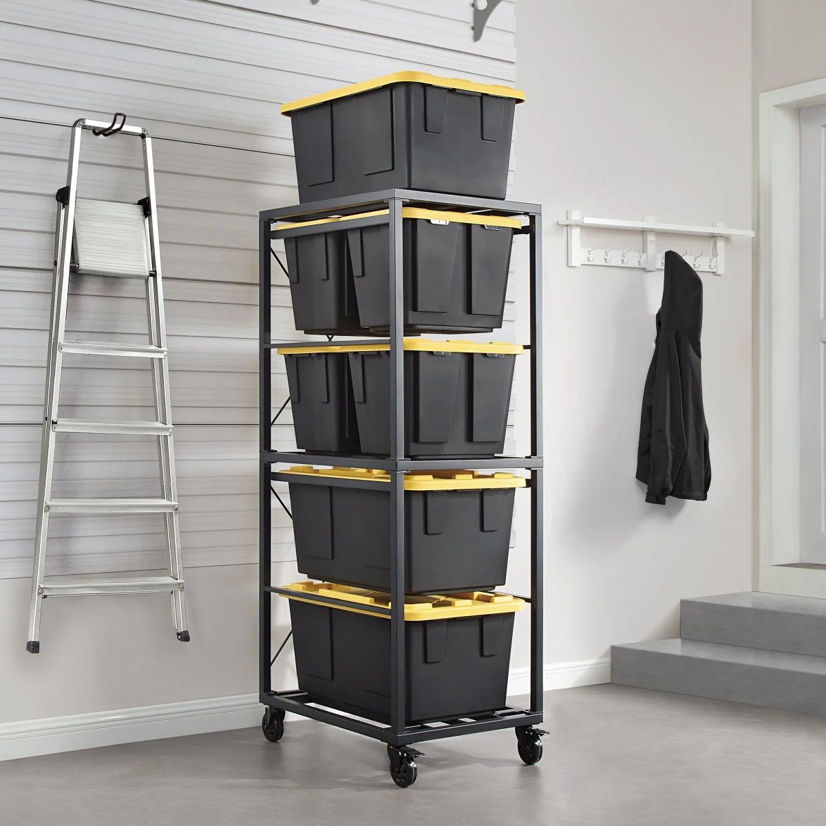 Gorilla Rack 5-tier Rolling Bin Organizer 1806401 #103893